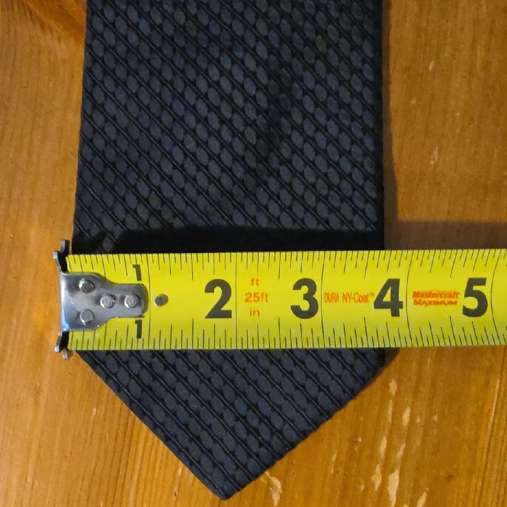 Springfield Black Textured Tie - Picture 10 of 10